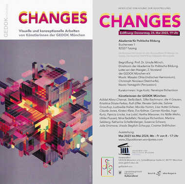 Folder der Ausstellung Changes