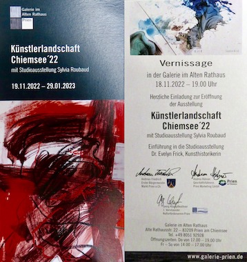 Folder der Ausstellung Künstlerlandschaft Chiemsee '22'